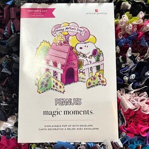 🆕American Greetings-Magic Moments ‘Peanuts’ Mother’s Day Pop Up Card